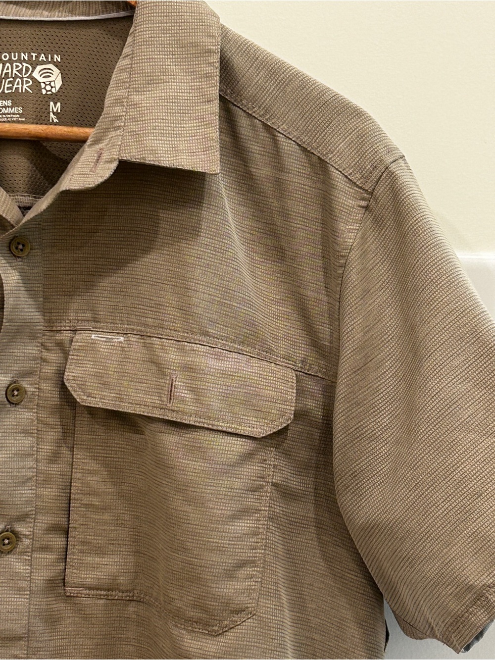 Mountain Hard Wear Short Sleeve Button-Up Shirt - Olive